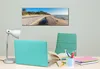 Wallario Premium Leinwandbild Einsamer Strand am Meer - Produktbild-Vorschau 4