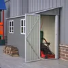 Metalen schuurtjes, 4x10 voet, inclusief vloerplaat, plat Productafbeelding-voorbeeld 12