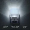 Lampes de nuit LED intégrées, lot de 2, avec prise, Voir les images du produit 5