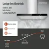 Respekta Inselhaube Cara, Edelstahl mit Glasfront, 90 cm Produktbild-Vorschau 10