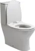 EUR Stand Kombi WC mit Spülkasten Toilette spülrandlos Produktbild-Vorschau 2