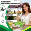 Außenanbringbarer Papageien-Futterspender, transparentes Produktbild-Vorschau 4