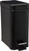 A black rectangular pedal bin. Náhled obrázku produktu