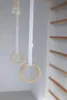 Turnringe aus Holz und verstellbaren Gurt | Gym Ringe, Produktbild-Vorschau 5