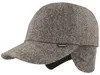 Baseballcap aus Bavaria Loden mit Ohrenschutz von Hut-Breiter in blau