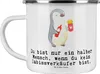 Mr. & Mrs. Panda Teetasse Imbissverkäufer Herz - Weiß - Produktbild-Vorschau 1