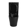 Modernes Stand-WC Keramik schwarz TURIN niedriger Produktbild-Vorschau 7