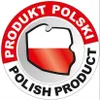 A circular logo with the Polish flag and text indicating "PRODUKT POLSKI POLISH PRODUCT". Produktbild-Vorschau