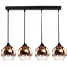 LUXOLAR - Lampa wisząca 4 płomienie szklany klosz Podgląd zdjęcia produktu 1