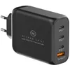 A black Wicked Chili 100W USB C GaN III charger with multiple ports. Produktbild-Vorschau