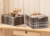 2x Aufbewahrungsbox "Karo" Aufbewahrungskorb aus Textil Produktbild-Vorschau 1
