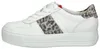 Paul Green Damen Low Sneaker Weiß Beige Leder Textil Animal Produktbild-Vorschau 13