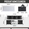 Aluminiowe wysuwane gniazdko do zabudowy, 3500W/16A/230V, Podgląd zdjęcia produktu 3
