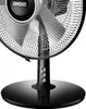 Close-up of a black desk fan. Produktbild-Vorschau