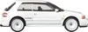 Mazda 323 GTR n. 106 HRT59 | Veicolo Hot Wheels Boulevard Anteprima dell’immagine prodotto 6