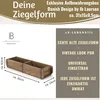 LS-LebenStil Holz Ziegelform Unika 57x15cm Braun ECHTE ALTE Produktbild-Vorschau 2