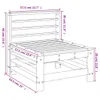 VidaXL 825616, Drewno, 110 kg, Dorośli i dzieci, 575 mm, Podgląd zdjęcia produktu 6