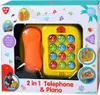 2 v 1 Telefon a piano - baterie Náhled obrázku produktu 1