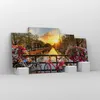 Bild auf Leinwand - Leinwandbild - Bikes Kanal Amsterdam Produktbild-Vorschau 4