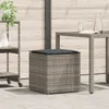 vidaXL Box na polštáře s úložným prostorem šedý 50 x 50 x Náhled obrázku produktu 2