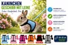 Zwergkaninchen Geschirr mit Leine BLAU Kaninchengeschirr Produktbild-Vorschau 1