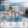Sada zahradního nábytku Mosaic se 2 židlemi a stolem - Náhled obrázku produktu 4