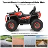 COSTWAY Quad électrique 12V pour enfants avec phares, mini Voir les images du produit 6
