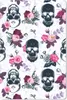 MuchoWow® Mauspad Mousepad Teens - Totenkopf - Rose - Produktbild-Vorschau 1