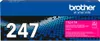 The image shows the packaging of a Brother TN247M magenta toner cartridge. Voir les images du produit