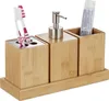 relaxdays 10032127_0 relaxdays Badaccessoires-Set   braun Anteprima dell’immagine prodotto 1