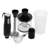 A collection of hand blender accessories laid out on a white background. Produktbild-Vorschau