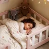 Kinderbett ’Treviolo‘ in Haus-Optik mit Rausfallschutz Produktbild-Vorschau 5