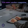 Gaming PC- Leise Tastatur QWERTZ Weiß Beleuchtet Produktbild-Vorschau 3
