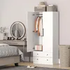 Armoire HOMCOM, armoire polyvalente à 2 portes avec tringle Voir les images du produit 9