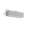 Lucande LED-Außenwandlampe Lengo, 25cm, silber, down, Produktbild-Vorschau 6