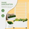 Planters met klimrek, bloembakken op wielen, verhoogde Productafbeelding-voorbeeld 9
