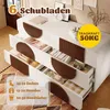 Elegante weiße Kommode mit geschwungenem Design, Produktbild-Vorschau 6