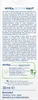 A product information card with text and logos. Produktbild-Vorschau