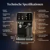 ZELURXX 3-in-1 Espressomaschine, 20 Bar Druck, 1350W Produktbild-Vorschau 11