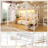 okwish Hoogslaper 140x200 met opbergmand, LED-verlichting, Productafbeelding-voorbeeld 5