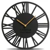 EKO wanduhr ohne tickgeräusche LOFT Piccolo Schwarz Produktbild-Vorschau 2