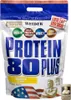 A bag of Weider Protein 80 Plus vanilla flavor. Produktbild-Vorschau