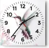 Wanduhr - Quadrat - Glasuhr - Kolibri Aquarell Licht - Produktbild-Vorschau 1