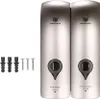 CHUANGDIAN 300ml * 2 nástěnné ruční dávkovače mýdla s Náhled obrázku produktu 4