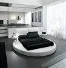 Rundes Bett Rund Design Betten Leder Doppel Luxus Hotel Produktbild-Vorschau 1