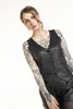 Black Premium by EMP Damen schwarze Kunstlederweste mit Produktbild-Vorschau 7