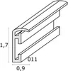 Deknudt S011S1, Einzelbilderrahmen, Kunststoff, Weiß, 30 x Produktbild-Vorschau 7
