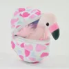 Mini Flamingo Plüschtier im Ei ca. 13 cm – Süßes Produktbild-Vorschau 1