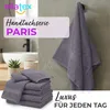 EllaTex PARIS 4er Set Seiftücher 30x30 cm – 100% Baumwolle, Produktbild-Vorschau 2