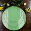 Serveertray Marrakech, 40 cm – Mintgroen en goud – Metaal – Productafbeelding-voorbeeld 7